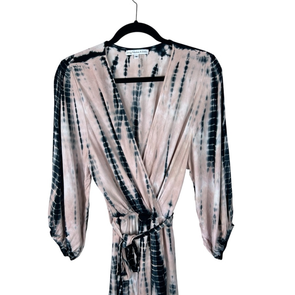 Young Fabulous & Broke Tie-Dye Maxi Wrap Jillian Dress Women Size Medium - Picture 5 of 10
